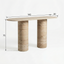Ravello Italian Travertine Console Table