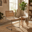 Reno Beech Wood PE Rattan Chair