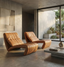 Verona Slope Foam Leather Chair