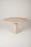 Hexagon Dining table in travertine
