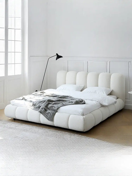 Adelyn master bedroom double puff marshmallow bed dill and johan