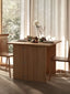 Corentin solid wood desk foldable dining square table
