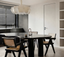 Octavia dining room Pebble shaped Dining table