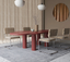 Octavia dining room Pebble shaped Dining table