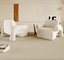 High-density foam cushioned chair for stylish interiors