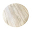 Roma Travertine Dining Table – Mangiarotti-Inspired Pedestal Design