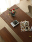 Béatrice cherry wood acrylic legs long table