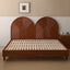 Bali Cherry Wood Fluted Platform Bed