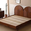 Bali Cherry Wood Fluted Platform Bed