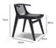 Horizon Nordic Solid Wood Chair – Modern Minimalist Design