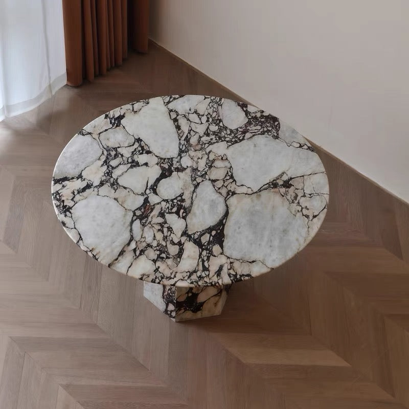 Coda Calacatta Viola Marble Dining Table from Dill & Johan, selected for Statement Marble Dining Tables When Luxury Furniture Becomes Art, shown as product inspiration for premium furniture, material quality and luxury interior design context.