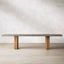 retro imitation cement colour dining table simple solid wood long table conference table designer negotiation desk desk desk
