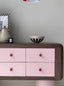 Evelyn solid wood drawer cabinet