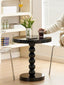 solid wood small coffee table household Nordic living room creative round side table simple corner table silent wind sofa side table