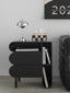 Smooth matte black finish with seamless, rounded edges.