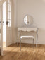 Coretta wood metal makeup dresser