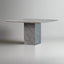 Vintage Square Marble Dining Table From Italy
