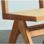 Allyra Armless Natural Brown Rattan Dining Chair
