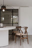 Danish design chair with Y-shaped backrest
