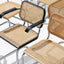 Milo Beech Wood PE Rattan Chair