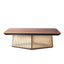 Bali Wood and Rattan Coffee Table in a sleek, modern design
